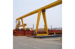 China Lifting capacity 10tons Remote Control Single Beam Gantry Crane MH Model With Hoist supplier