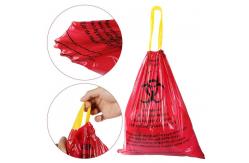 China Disposal Medical 24 X 30 Biohazard Trash Bag With Drawstring supplier