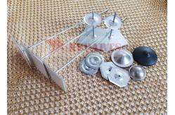 China Spring Steel Perforated Base Rock Wool Self Adhesive Insulation Fixing Pins supplier