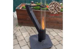 China Biomass Pellet Warming 140cm garden patio heater Portable Modern Wood Stoves supplier