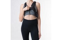 China RoHs Battery Powered Black Heated Back Support Belt For Back Pain supplier