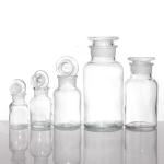 Wide Mouth Amber Glass Medicine Bottles Bulk For Pill Chemical Reagent 250ml 500ml for sale