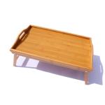 25.1''X10.6''X7.2'' Eco Friendly Bamboo Bed Tray With Folding Legs for sale
