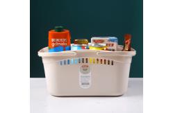 China Thickened Material Polished Plastic Storage Box Organizer Not Break 278g supplier