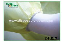 China Single Use Medical SMS Isolation Gown With Long Sleeves supplier