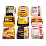 Customized Biodegradable Fast Food Takeout Box for Customized Logo and Shape