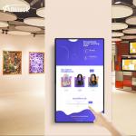 Mall Elevator Digital Signage 21.5 Inch LCD Advertising Display Screen 16GB Memory for sale