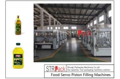 China Automatic 5L Edible Cooking Oil Filling Machine PLC Control 8 Nozzles supplier