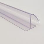 Writable Waterproof Clear Plastic Shelf Label Holder For Wire Shelves