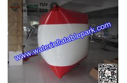 China Red and White Inflatable Paintball Air Bunkers Custom Made , 3 Years Warranty supplier