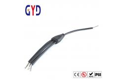 China 3 Way Splitter Electrical IP67 Waterproof Cable Connector Black White supplier