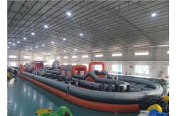 China Anti - Ruptured Inflatable Obstacle Challenges , Blow Up Off - Road Car Obstacle Course supplier