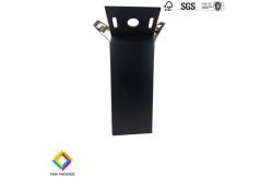China Customizable Corrugated wine packaging boxes Rigid cardboard logo gold foiled supplier
