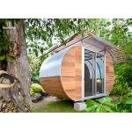 Light Steel Structure Single Person Prefab Studio Placed In Backyard Garden