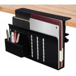 Adjustable Hanging Side Desk Organizer Under Desk Storage Plastic Type Organizer Table for sale