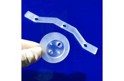 China Optical High Purity Perforated Quartz Shaped Parts Clear supplier