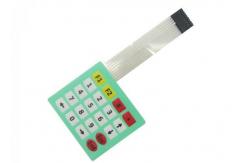 China 75 * 85mm Panel Membrane Matrix Keypad 18CM Length With 24 Months Warranty supplier