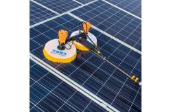 China 7.5 Meter Scalable Handle Dual- Spin Brush for Photovoltaic Panel Cleaning supplier
