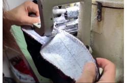 China Leather Shoe Sole Stitching Machine 6mm Length High Precision Heat Insulation supplier