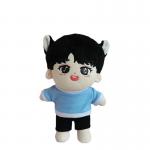 Short Plush Cute Cartoon Doll With Polypropylene Cotton Filling