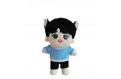 China Short Plush Cute Cartoon Doll With Polypropylene Cotton Filling supplier