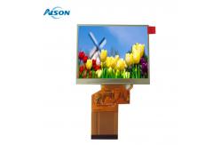 China 1000cd/m2 Sunlight Readable 3.5 inch 640x480 IPS TFT Display RGB Interface supplier