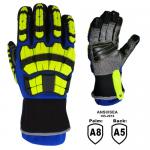 Heavy Duty ANSI LEVEL A8 Cut Resistant Work Gloves  water repellent for sale