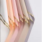 2024 Gold Edge Plastic Flower Wrapping Paper Multicolor Waterproof Thicken for Fresh Flower for sale