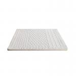 Comfortable 3 Zone Quilted Memory Foam Topper Knitted Fabric Cover