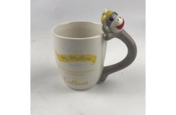China custom monkey 3d shape cute ceramic coffee mug tea and coffee mug supplier