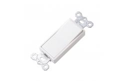 China Single Pole Decora Rocker Switch Wall Mounted Standard Grouding 120V supplier