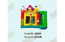 China Angry Birds Theme Inflatable Jumping Castle Double Stitching supplier