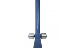 China OEM 5000kg Roller Crow Bar Blue Material Handling Equipment Fabrication supplier