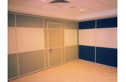 China Sliding Office Room Partition Walls With Aluminium Profile 4m Height supplier