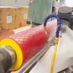Photovoltaic Industrial Rollers Synthetic Rubber Covered Custom Rubber Rollers for sale