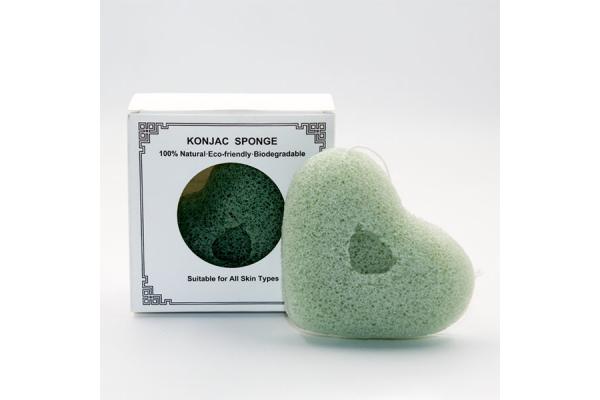 MSDS Biodegradable Konjac Facial Cleansing Sponge Custom Packages