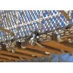 Anti Acid  2.5mm  Stainless Steel Wire Netting For Playgroud With Rope Cable Mesh for sale
