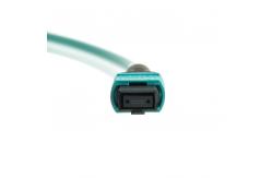 China Customized 8-144 Fibers MTP MPO OM3 Multimode Elite Breakout Cable Aqua supplier