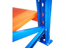 China Customized 4.5T Per Layer Heavy Duty Pallet Racks Metal Warehouse Powder Coated supplier