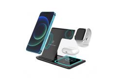 China Smart Chip Foldable Travel Wireless Charger Horizontal Vertical Wireless Charger supplier