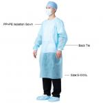 PP PE EN13795 Medical Isolation Gown AAMI PB70 Level 20gsm-65gsm