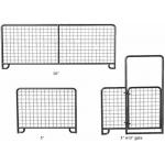 height 1800mm Welded Wire Mesh Pipe Fence Gate for sale