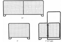 China height 1800mm Welded Wire Mesh Pipe Fence Gate supplier