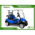 Blue Color Trojan Battery Electric Golf Car Waterproof Mini Type for sale