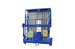 China 10m 200KG Loading Capacity Aluminum Aerial Work Platform with Double Mast supplier