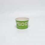 Make Paper Bowl Ice Cream Cup disposable snack bowl ice cream cup packing bowl double PE film cup for sale
