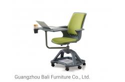 China Modern Swivel PP Plastic Office Training Chair With Wheels And Cotton Pad supplier