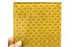 China Wire Mesh Decorative Architectural Glass For Retail Spaces supplier