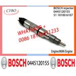 BOSCH 0445120155 51101006107 Neutral Fuel Injector Assembly 0445120155 51101006107 For MAN for sale