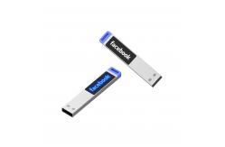 China Customized Metal Plastic Flash Drive with Logo Upload for Data Storage supplier